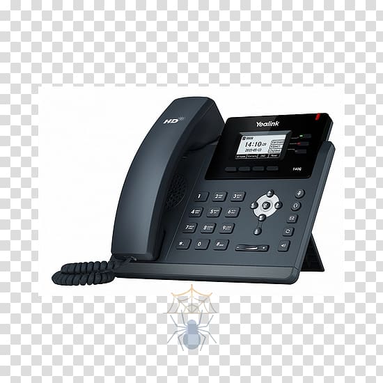 VoIP phone Yealink SIP-T27G Session Initiation Protocol Telephone Yealink SIP-T40P, Desk Phone transparent background PNG clipart