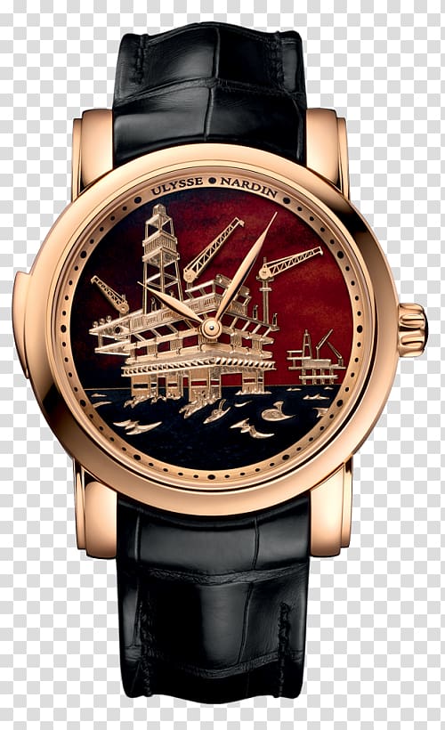 Ulysse Nardin Repeater Counterfeit watch Tourbillon, watch transparent background PNG clipart