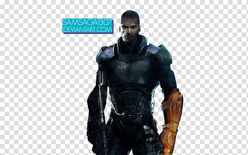Mass Effect 3 Commander Shepard Rendering Human Render, Mass effect transparent background PNG clipart