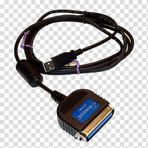 Serial cable Parallel port USB adapter Printer, USB transparent background PNG clipart