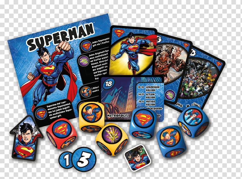 Superman Justice League Heroes Set Superhero Dice, justice league heroes transparent background PNG clipart