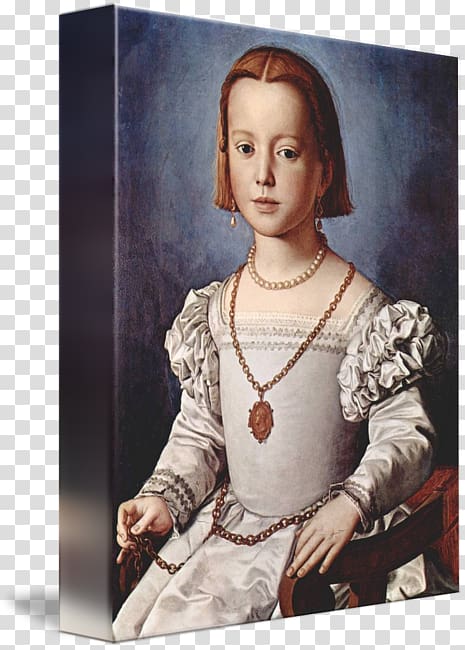 Portrait of Bia de\' Medici Portrait of Lucrezia Panciatichi Uffizi, painting transparent background PNG clipart