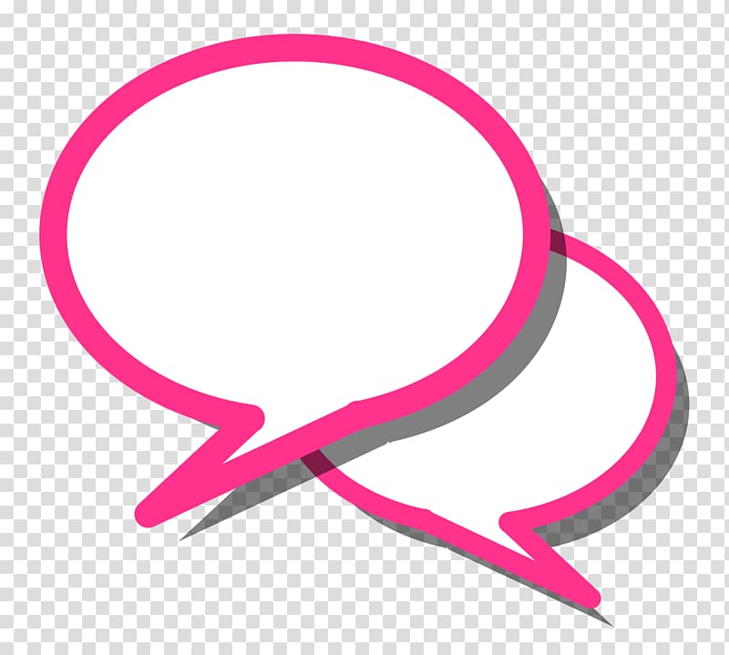 pink and white speech balloons , Naresh Yadav Conversation Speech balloon, Speech Bubble transparent background PNG clipart
