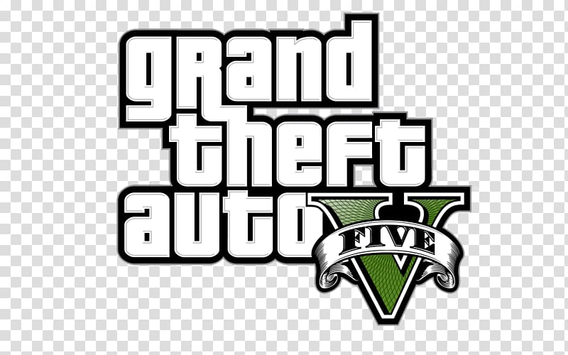 GTA 5 logo PNG transparent image download, size: 392x338px