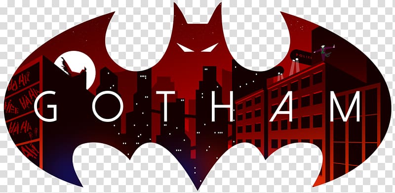 Batman Superman Logo Decal , gotham-city transparent background PNG clipart