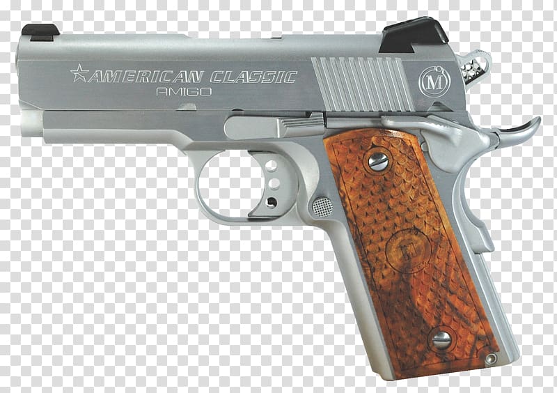 .45 ACP Automatic Colt Pistol M1911 pistol Firearm Semi-automatic pistol, Handgun transparent background PNG clipart