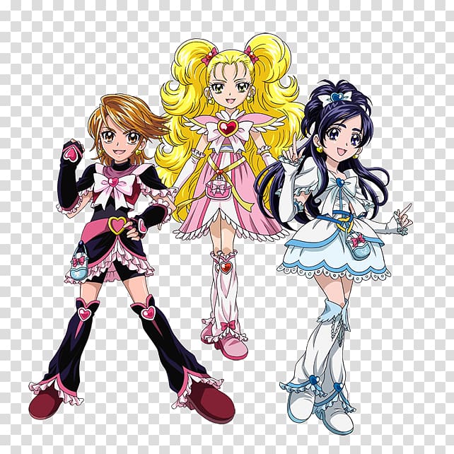 Hikari Kujo Honoka Yukishiro Nagisa Misumi Pretty Cure Anime, cure transparent background PNG clipart