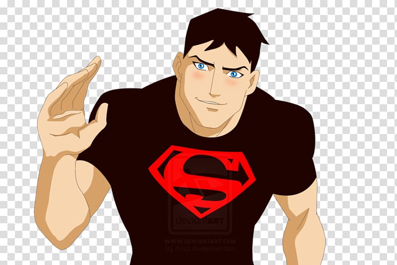 Superboy Young Justice T-shirt Robin Wally West, T-shirt transparent background PNG clipart