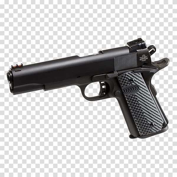 Rock Island Armory 1911 series M1911 pistol Armscor .22 TCM 9×19mm Parabellum, Handgun transparent background PNG clipart