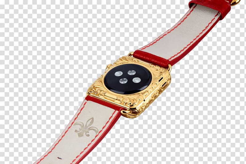 Apple Watch Series 3 Watch strap Noblesse, 24 carat gold powder transparent background PNG clipart