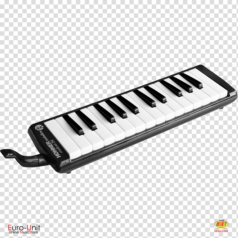 Melodica Musical Instruments Wind instrument Hohner Keyboard, black student transparent background PNG clipart