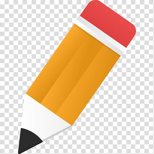 brown pencil illustration, Computer Icons Editing Icon design , Edit Icon Orange Pencil transparent background PNG clipart