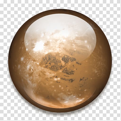 round brown concept art, Pluto Planet ICO Solar System Icon, Planet transparent background PNG clipart
