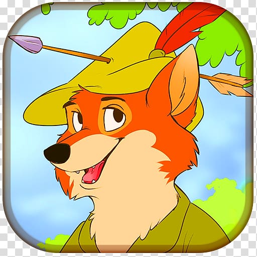 Red fox Robin Hood Fan art The Walt Disney Company, painting transparent background PNG clipart