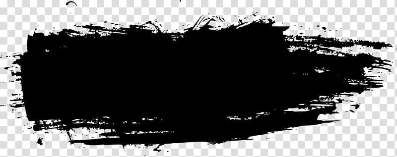 black paint, Brush, grunge flag transparent background PNG clipart
