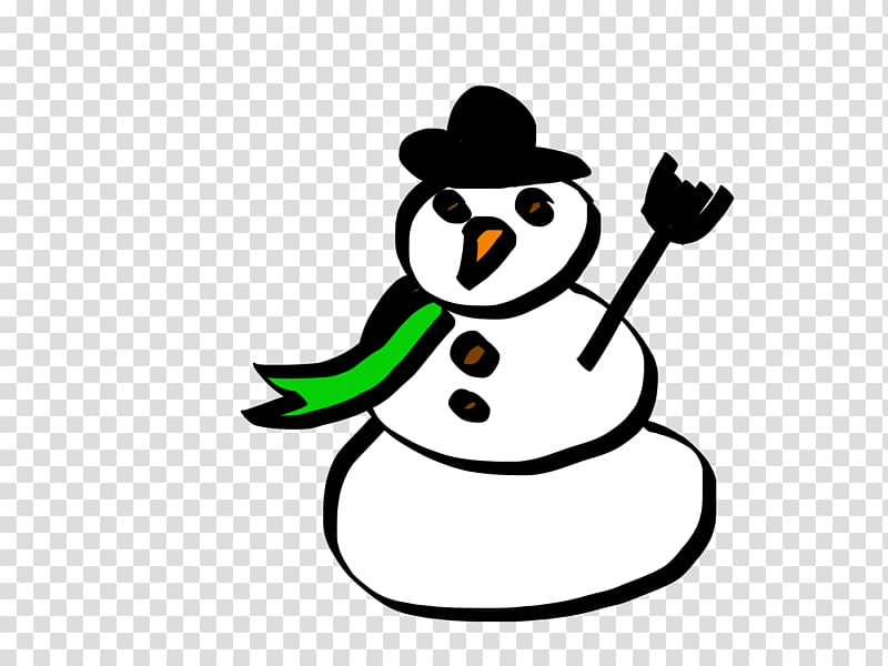 Cartoon Snowman, snow white transparent background PNG clipart