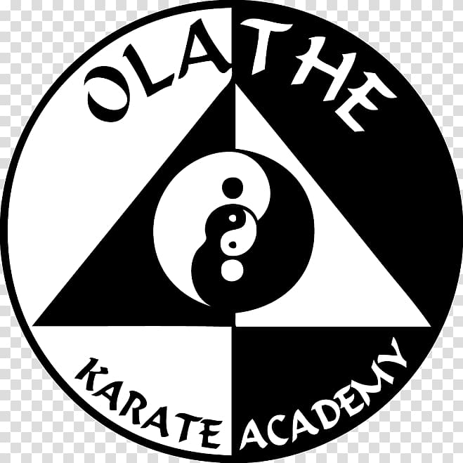 Olathe Karate Academy Logo Brand Symbol, worn off white belt transparent background PNG clipart