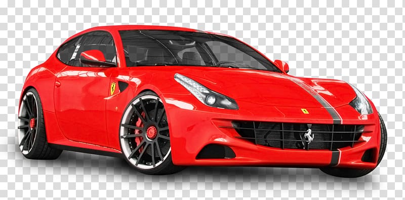 Ferrari FF Ferrari F12 Sports car Ferrari F430, Red Ferrari Car transparent background PNG clipart