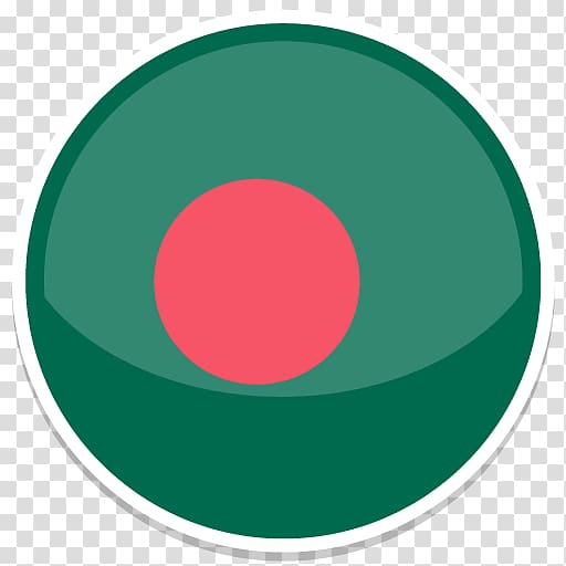red and green circle logo, billiard ball green circle font, Bangladesh transparent background PNG clipart