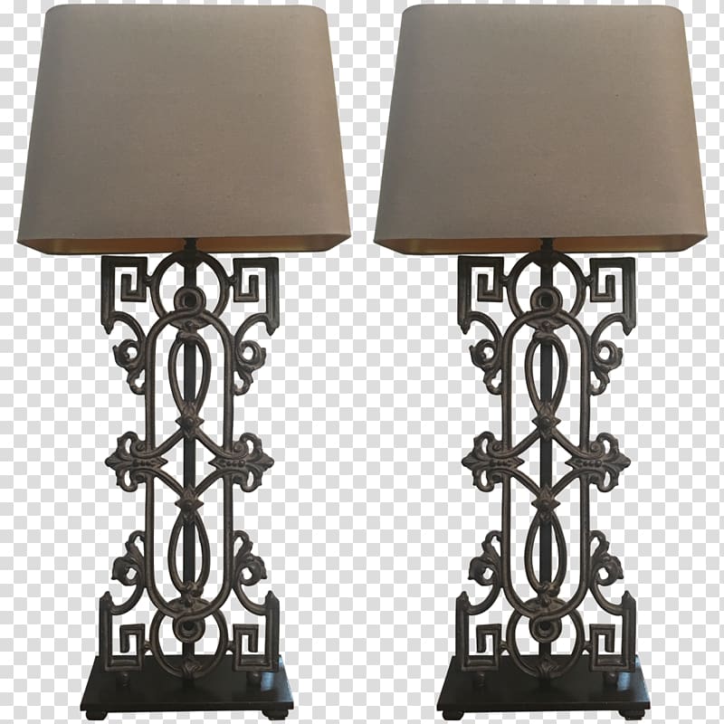 Lamp Light fixture Torchère Sconce, iron table transparent background PNG clipart