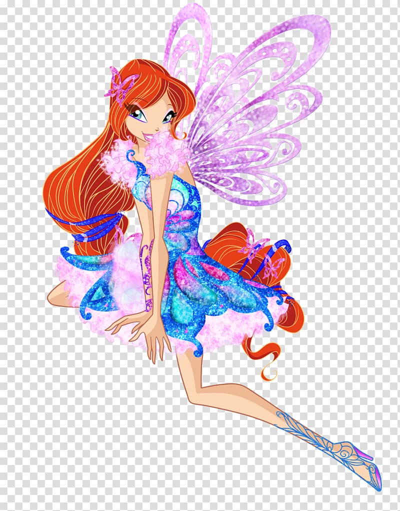 Butterflix Fairy Drawing, bloom transparent background PNG clipart