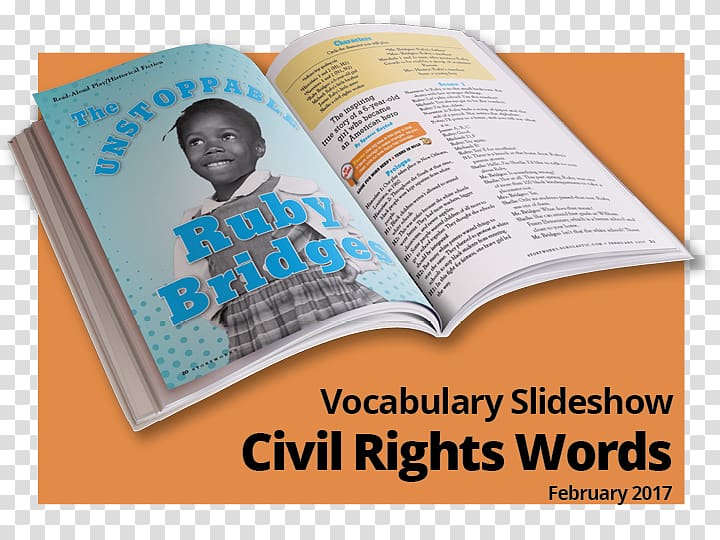 African-American Civil Rights Movement StoryWorks Author Vocabulary Word search, book transparent background PNG clipart