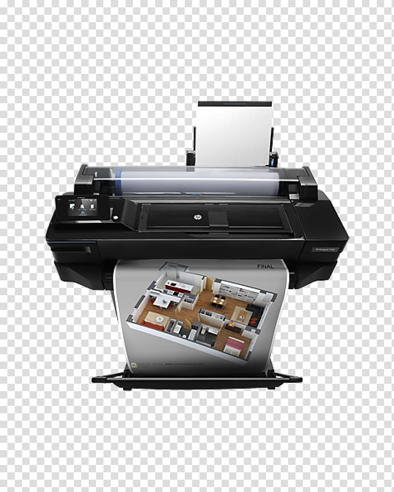 Hewlett-Packard Plotter Wide-format printer HP DesignJet T520, hewlett-packard transparent background PNG clipart