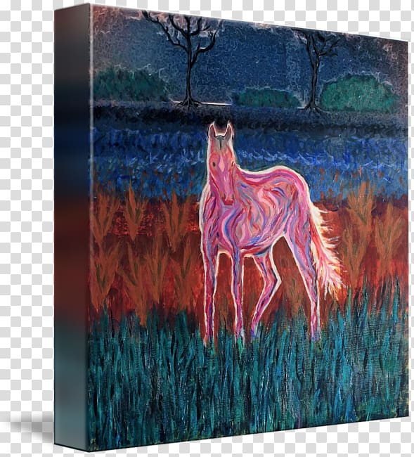 Painting Acrylic paint Modern art, spirit horse transparent background PNG clipart