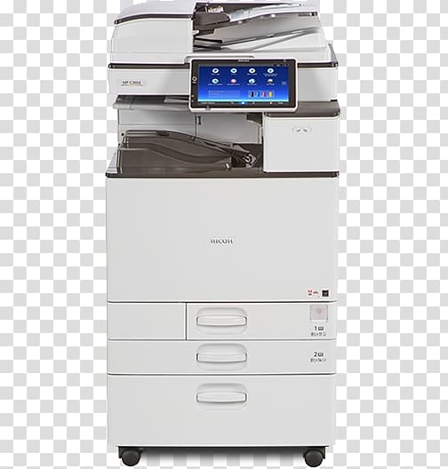 Paper Ricoh Multi-function printer Printing, printer transparent background PNG clipart