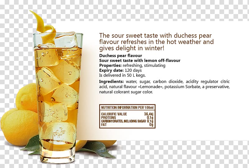 Orange drink Harvey Wallbanger Iced tea Liqueur Flavor, iced tea transparent background PNG clipart