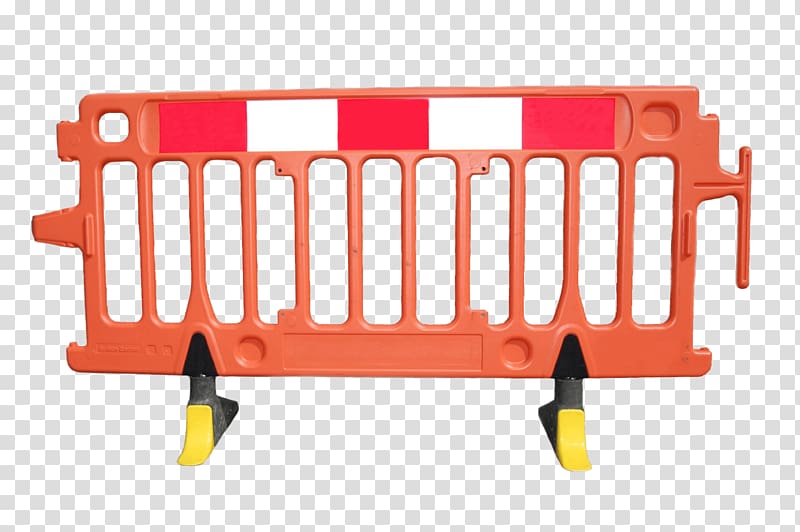 Crowd control barrier Plastic Safety barrier Traffic barrier, others transparent background PNG clipart