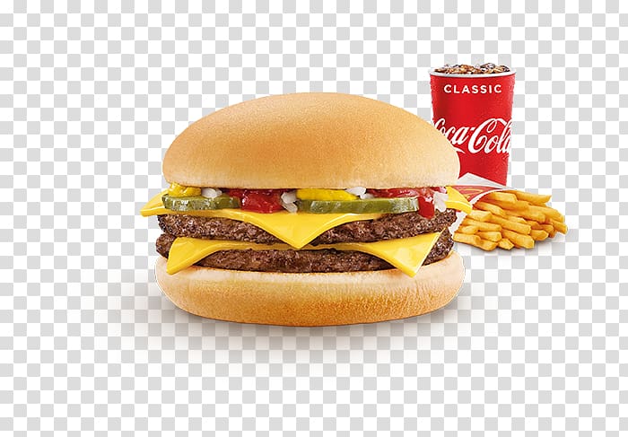 McDonald\'s Double Cheeseburger Hamburger French fries, cheese transparent background PNG clipart