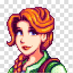 orange-haired woman illustration, Stardew Valley Leah transparent background PNG clipart