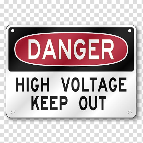 Hot work Sign Occupational Safety and Health Administration Hazard, high voltage transparent background PNG clipart