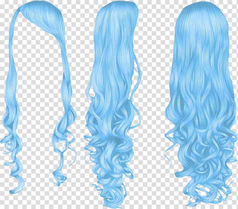 Wig Hair, curly transparent background PNG clipart