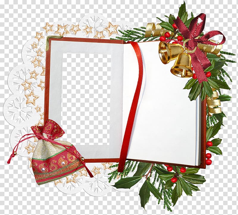 Christmas frame , Wind Christmas Frame transparent background PNG clipart