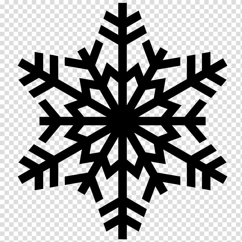 Snowflake Silhouette , Snowflake transparent background PNG clipart