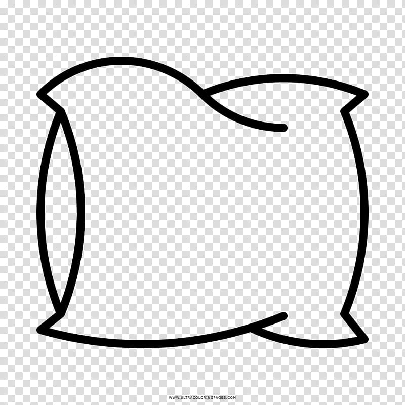 Pillow Drawing Line art, soundly transparent background PNG clipart