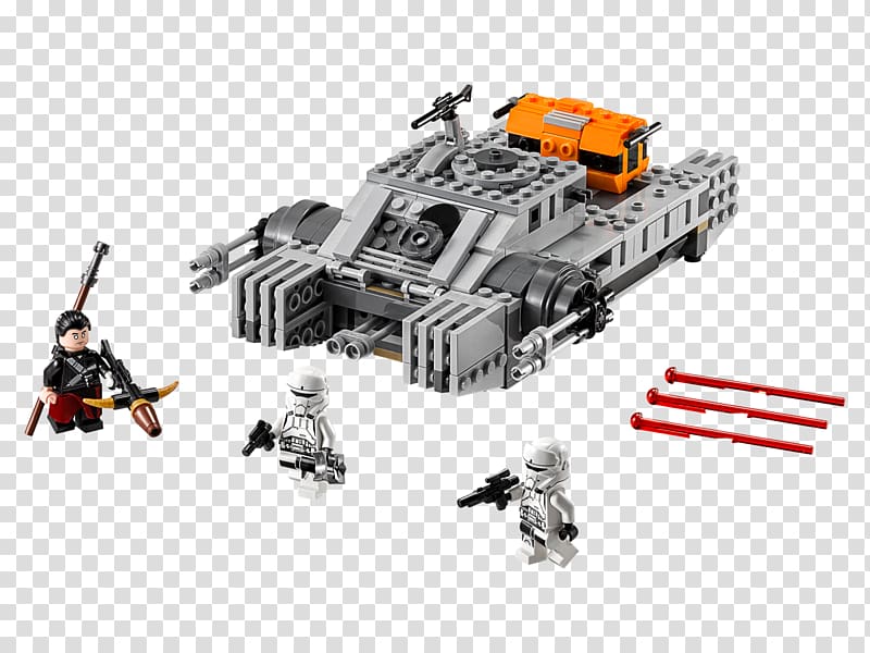 Lego Star Wars Lego minifigure Toy LEGO 75152 Star Wars Imperial Assault Hovertank, tug transparent background PNG clipart
