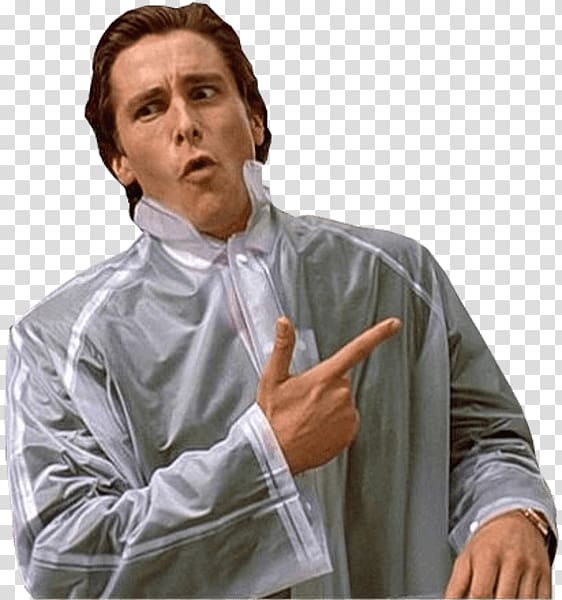 American Psycho Christian Bale Patrick Bateman Batman YouTube, christian bale transparent background PNG clipart