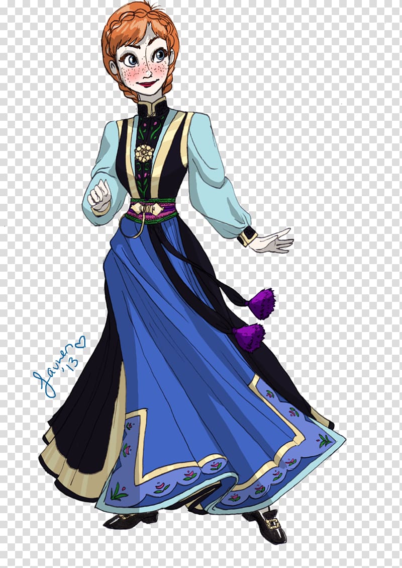 Anna Elsa Kristoff Drawing Disney Princess, anna transparent background PNG clipart