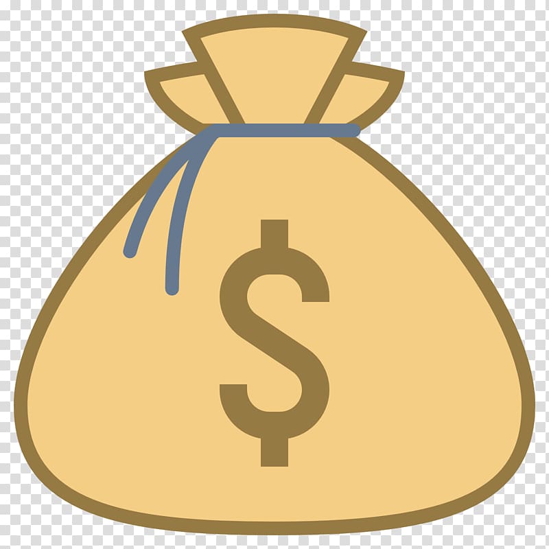 Money bag Computer Icons , falling money transparent background PNG clipart
