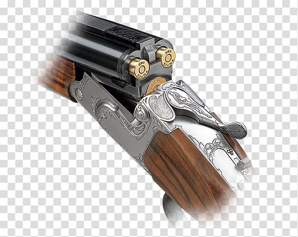 Shotgun Double rifle Krieghoff Weapon, weapon transparent background PNG clipart