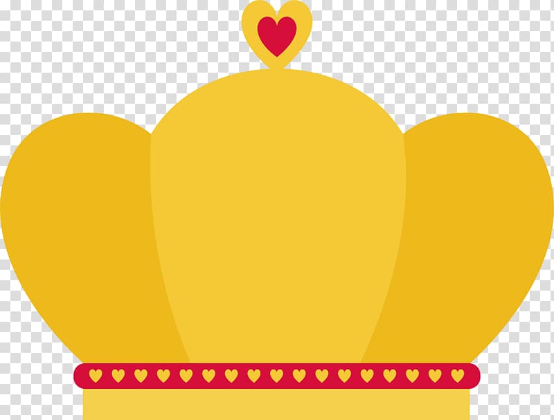 , Golden Cute Crown transparent background PNG clipart