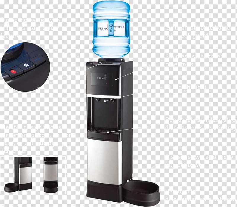 Water cooler Purified water Primo Water Bottle, water fountain transparent background PNG clipart