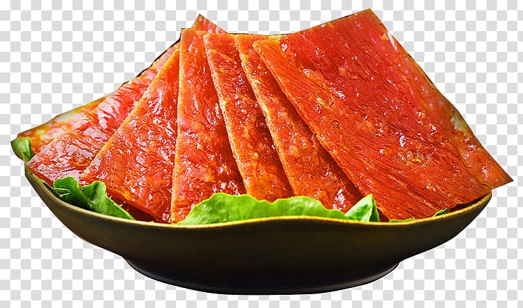 Jerky Meat Pork Snack Food, Free delicious jerky pull transparent background PNG clipart