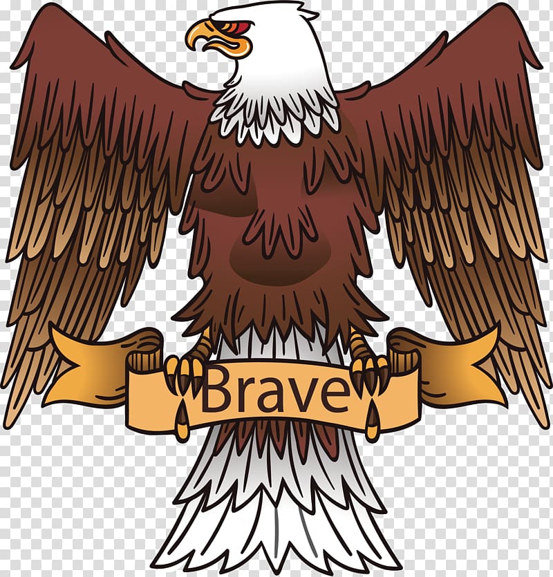 bald eagle holding brave ribbon art, Bald Eagle Mighty Eagle, Mighty eagle transparent background PNG clipart