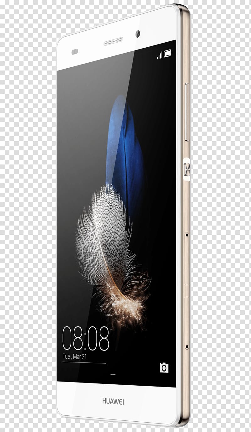 2015 gold Huawei GR5 smartphone, Huawei P8 Lite transparent background PNG clipart