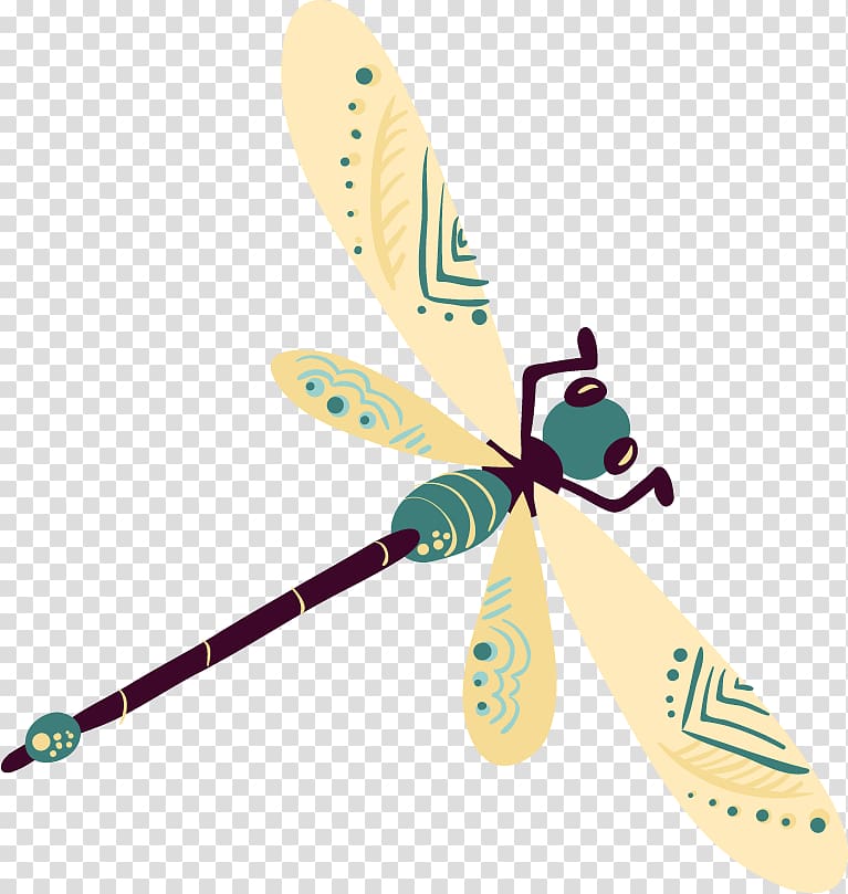 Insect Dragonfly, Dragonfly decorative patterns material Free buckle transparent background PNG clipart