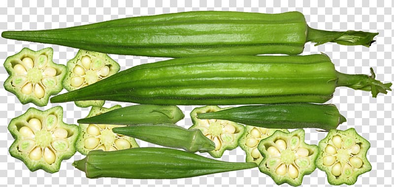 Okra Gumbo African cuisine Vegetable Bitter melon, vegetable transparent background PNG clipart